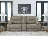 Prime Furniture - Ashley Furniture - Narwhal Place Sectional - 2-Piece Reclining Loveseat / Pebble - PC99201S21